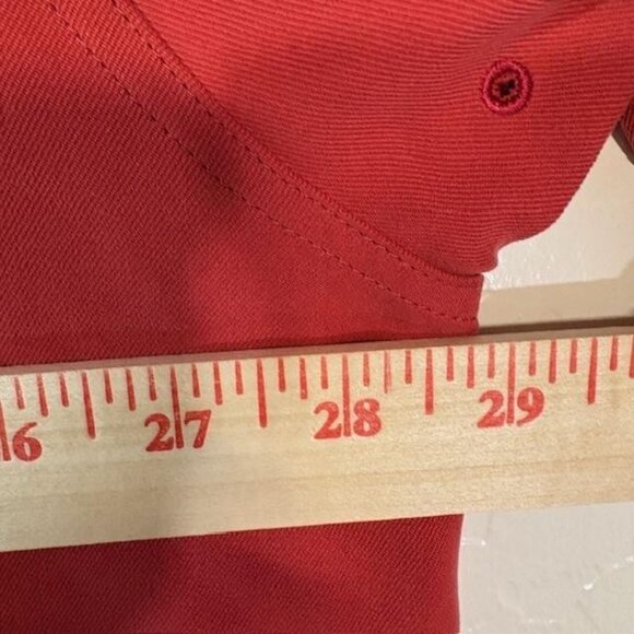 Nat Nast Shirt Mens 2XL Red Silk Camp Christmas Embroidered Pinup Dear Santa - Picture 5 of 6